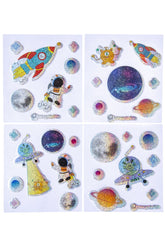 Stickervel Ruimte 4st